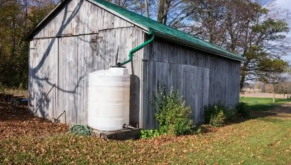 Dry Systtem of Harvesting Rainwater