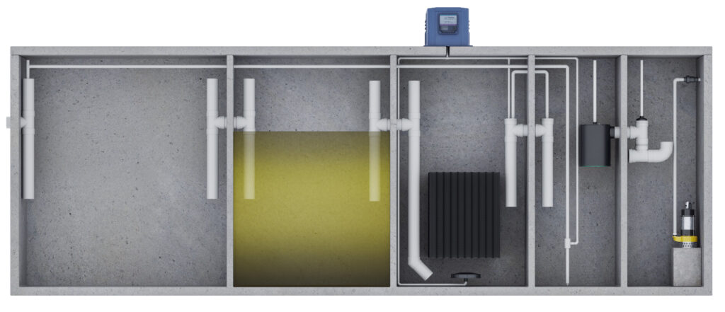 Step two of secondary chamber treatment