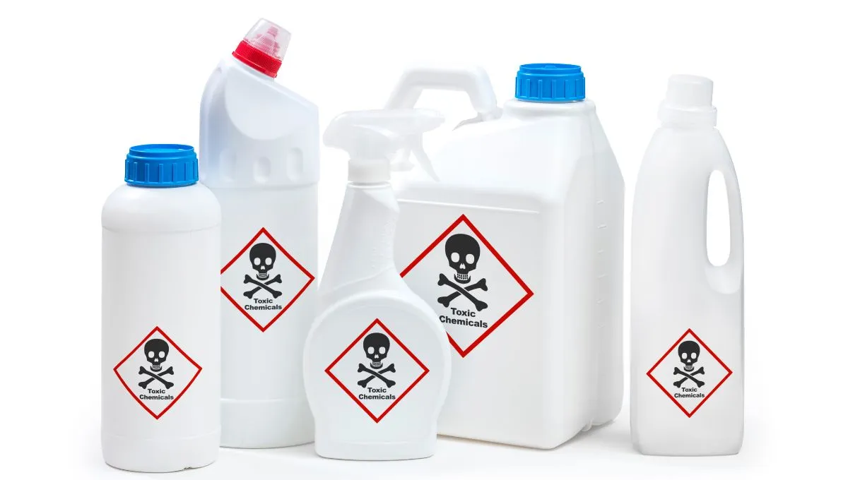 Toxic cleaning chemicals not safe for septic systems in Australia.